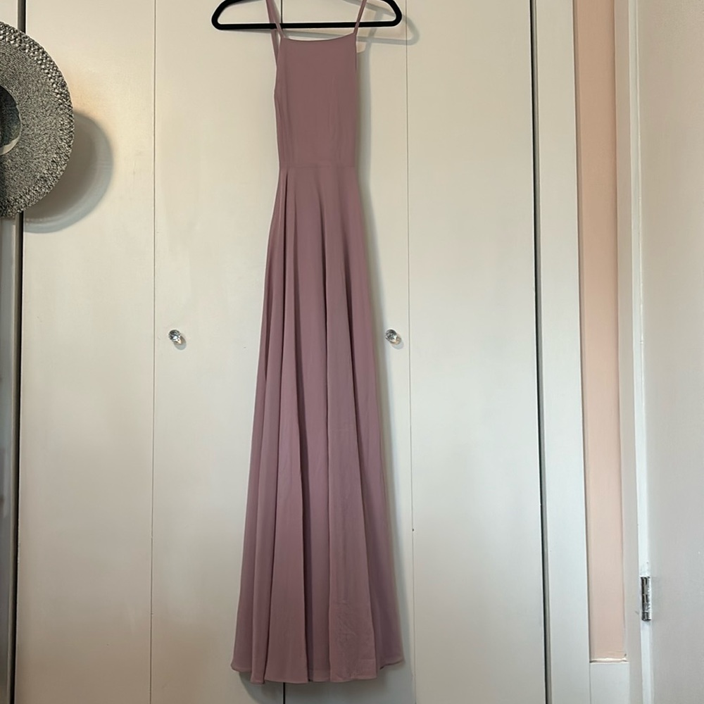 Purple prom dress